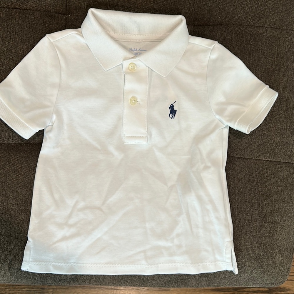 Polo Ralph Lauren white polo shirt